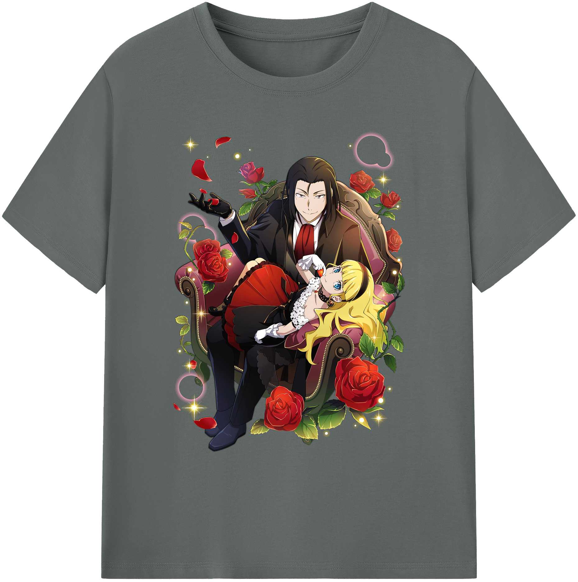 （画像用） 文豪ストレイドッグス Bungo Stray Dogs 綿100％ メンズ半袖Tシャツ｜肌触りやわらか＆通気性
